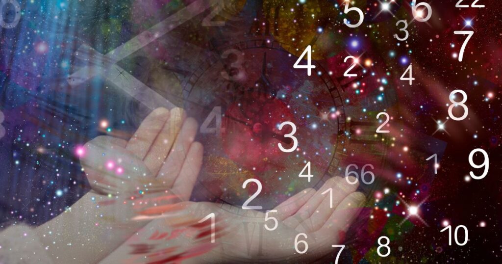 An Supposed Image Displaying A Numerology Numbers, With Numbers Assigned For Divinatory Purposes.